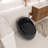 1-Piece 1.28 GPF Single Flush Egg Shape Toilet In Glossy Black-118737791