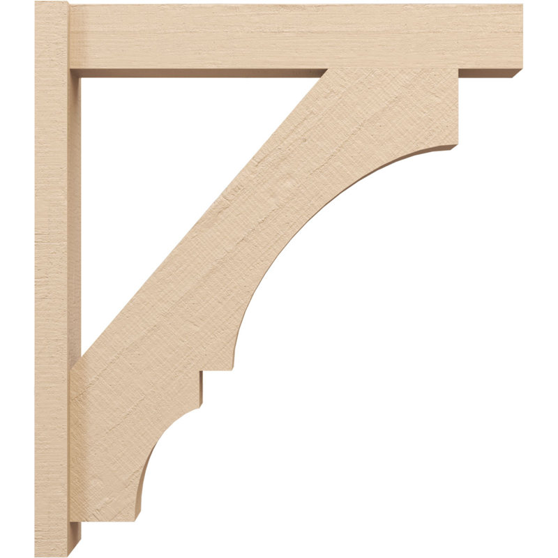 Timberhane cèdre brut en simili bois Balboa Blocker, l 6 po x P 30 po x H 34 po, brun clair apprêté