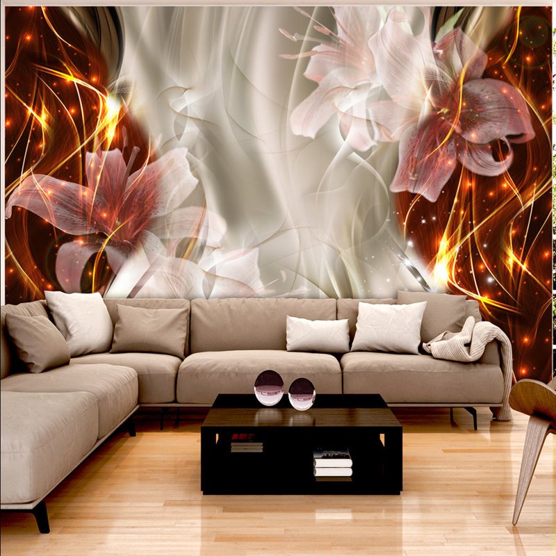 Murale comète dorée, L 96,5 po x l 137,8 po