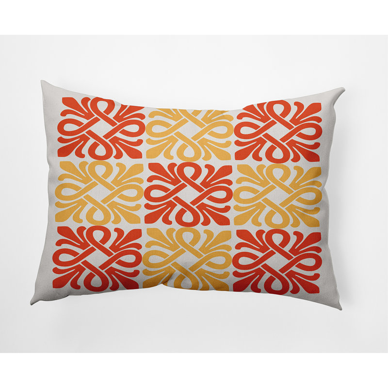 Housse et insert de coussin rectangulaire intérieur / extérieur en polyester Tropical Resort