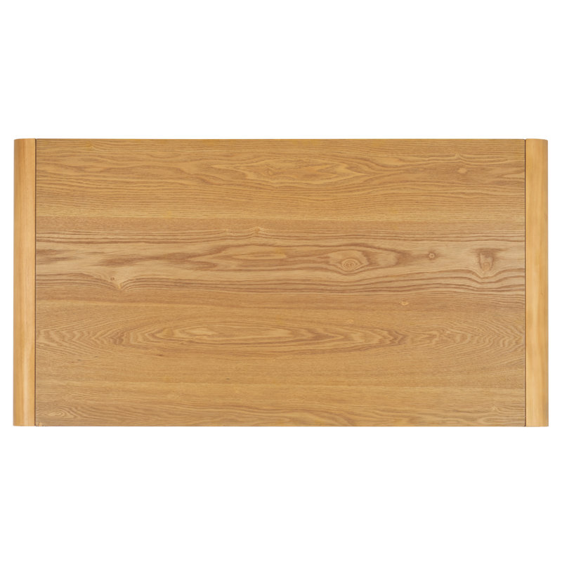 Omara Rectangular Single Coffee Table, Natural