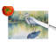 Blue Heron Stalking Prey Glass Cutting Board