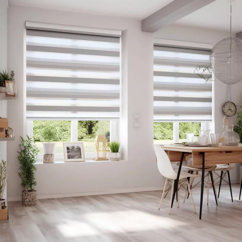 Semi Sheer Pleated Shade, 70cm W x 150cm D