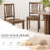 Tanvier Slatted Back Dining Chair Solid Wood Side Chair