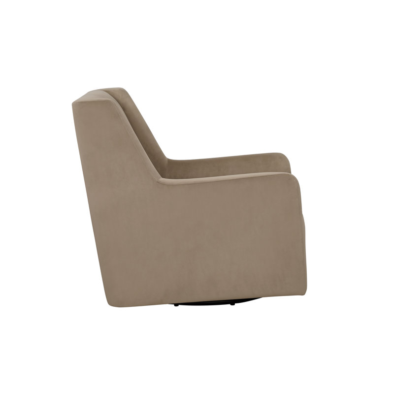 Senna Swivel Brown Rocker Chair