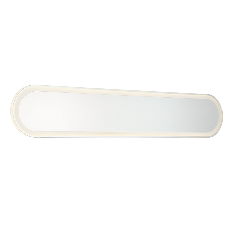 Wrought Studio™ LED Backlit Mirrors - In White Finish, 6.75" x 36"