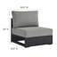 Fauteuil modulaire en aluminium thermolaqué Modway Tahoe-95616627