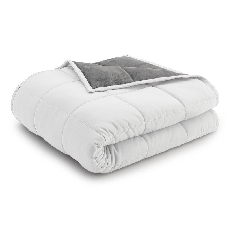 Couverture réversible anti-angoisse, 12, Blanc