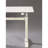 47" Manual Adjustable Desk In White For Office, Rectangular, Ergonomic Option Standing Office Setup - Height Adjustment, Build, Fits Multiple Monitors