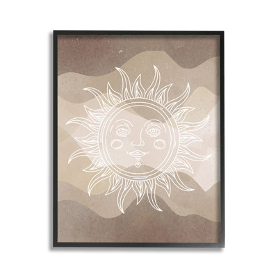 «Boho Celestial Sun», art mural par Lil 'Rue