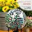 Globe terrestre en mosaïque 15 "avec motif de volutes et support