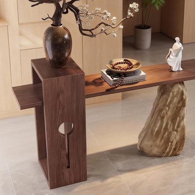 Table d'entrée en bois massif de style chinois antique