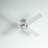 56" Mccoin 4 - Blade LED Standard Ceiling Fan in Nickel with Remote Control and Light Kit Included-273975548