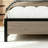 Bed frame full size, wooden platform bed frame with storage LED light headboard and 2 USB, no noise, no spring mattress required and simple assembly tools, large underbed storage, Antique Grey 