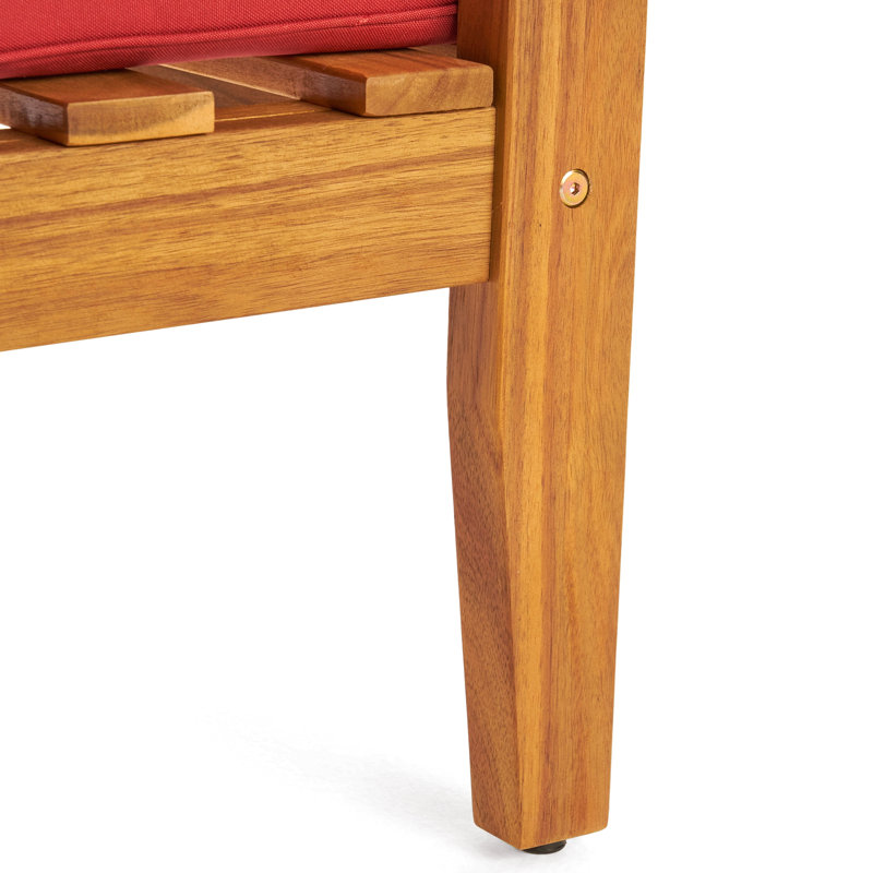 SIÈGE D'AMOUR PEYTON + TABLE BASSE, Rouge