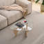 Table basse avec plateau en verre-1857137335