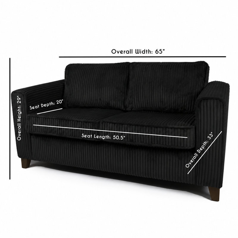 Palma 2 Seater Velvet Sofa