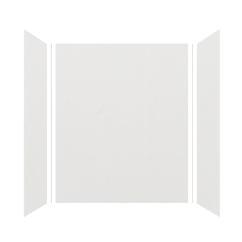Ensemble de panneau de douche mural 3 pièces l 60 po x P 32 po x H 72 po Expressions, Gris
