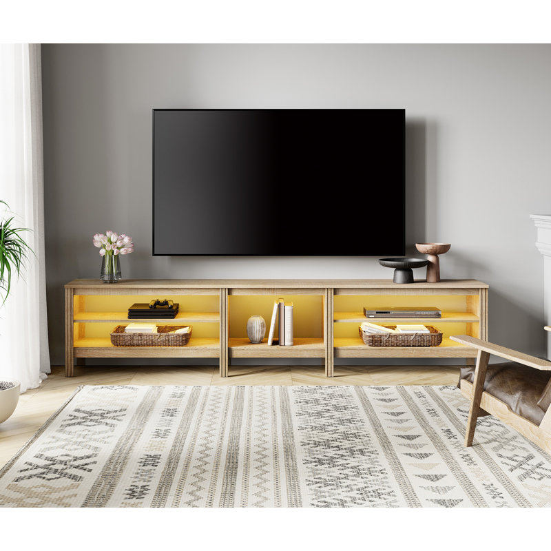 Ashae Unfinished TV Stand for TVs up to 88"