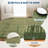 Washable Geometric Area Rug - Modern Patchwork, Non-Slip Low Pile, Soft Minimalist, Non-Shedding Collapsible Carpet-641578321