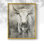 ANIMALS Series Cxxxx - reproduction encadrée de qualité supérieure - prête à être accrochée - aucun clou requis