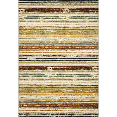 Thanh Striped Area Rug