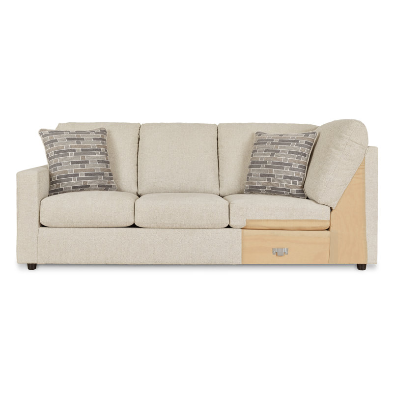 Edenfield 3-Piece Sectional with Chaise, Right Hand Facing