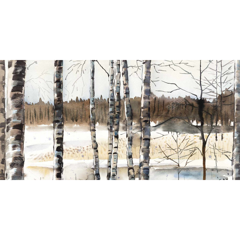 Winter swamp - 15.75"x31.50" Desk mat