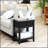 2-Tier End Table with Drawer & Storage Shelf – Modern Side Table for Bedroom/Living Room-987940820