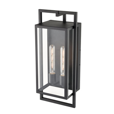 Declare 2 Light Outdoor Wall Sconce