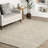 Connor Floral Tiled Performance Gray/Ivory Rug-992743067