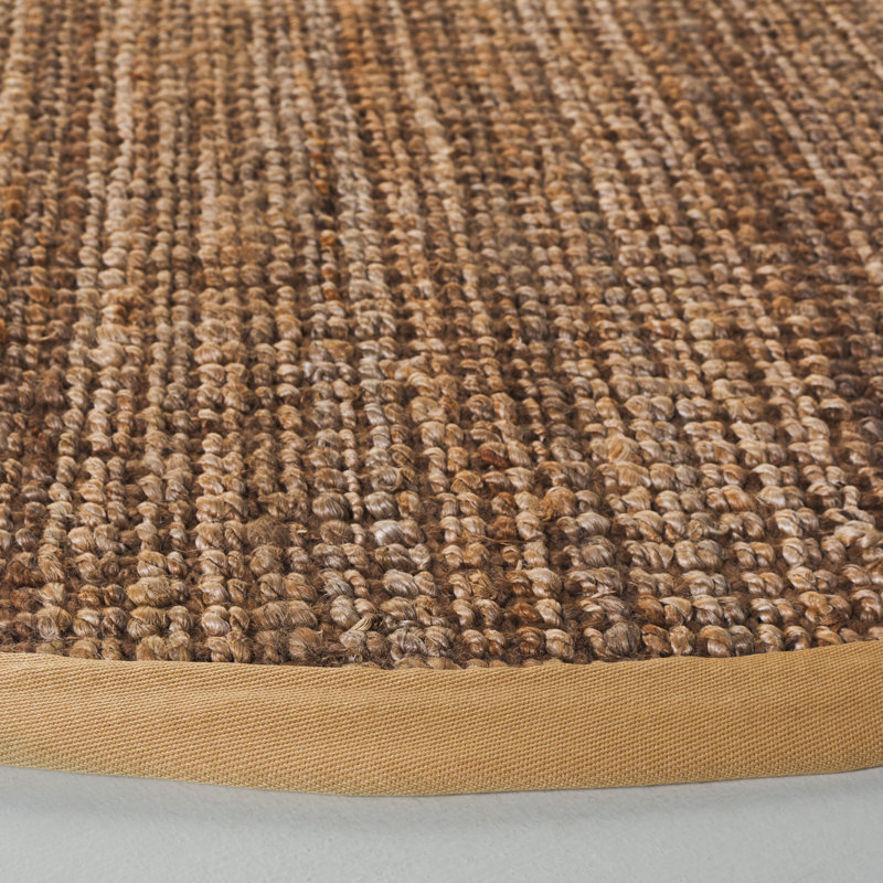 Tapis naturel tissé à plat Chester, Rond 5 pi