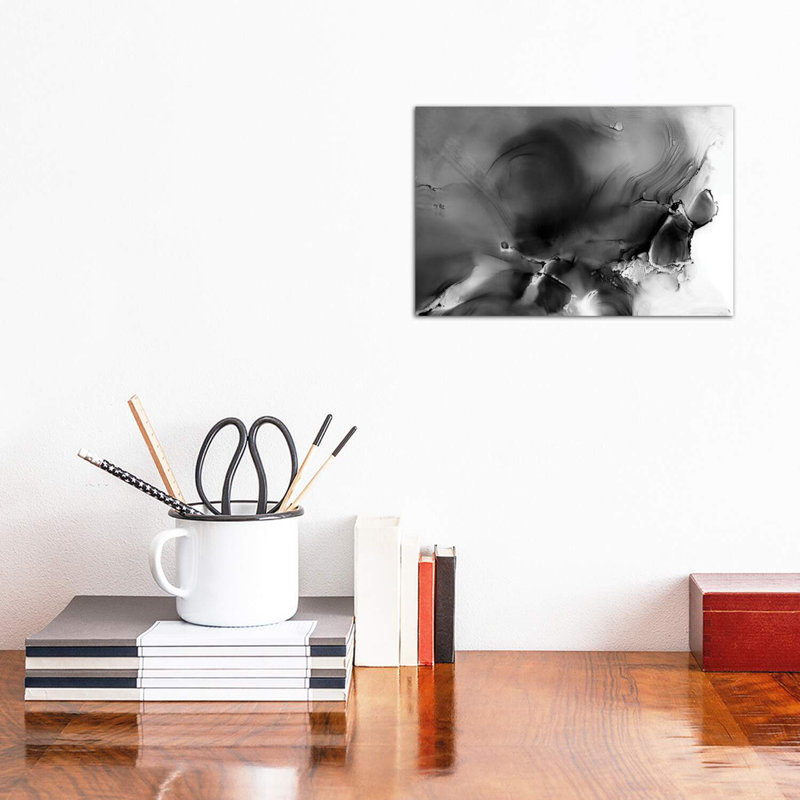 Grey Thunder Clouds - Wrapped Canvas Print, 20.32 cm H x 30.48 cm W