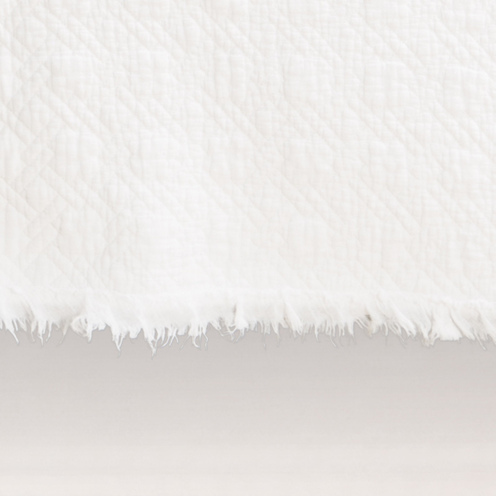 Marcine Cotton Quilt Set, Full/Queen Quilt + 2 Shams, White