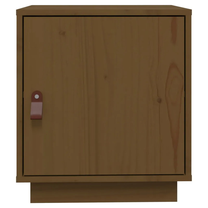 Julea Bedside Table, Honey Brown