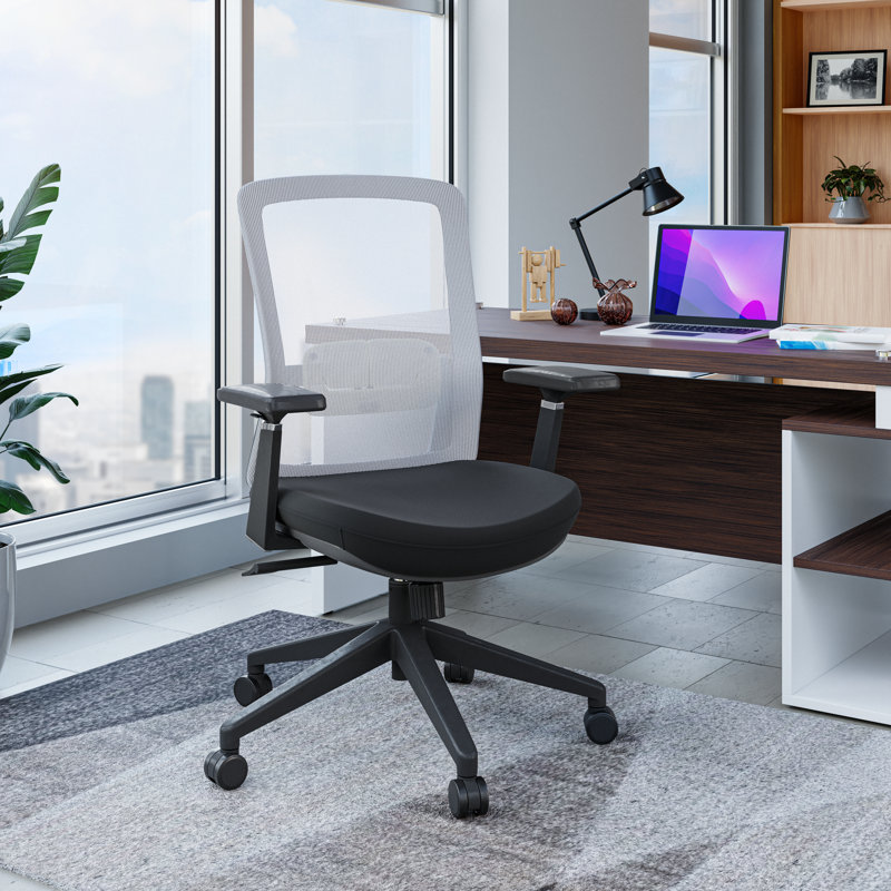 Fauteuil de bureau ergonomique Ingram, Blanc