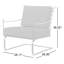 Chaise de patio avec coussins Sunbrella Lucier-39267470