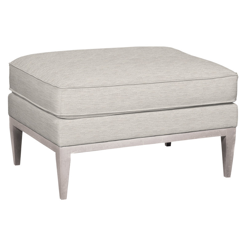 Camilla Ottoman, Dove Gray, Impala Linen