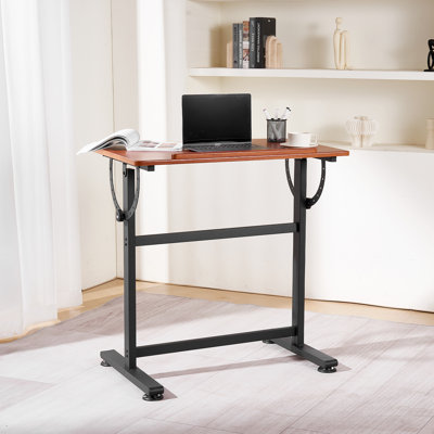 Bureau de dessin en bois inclinable à 0 ° à 90 ° avec cadre en H
