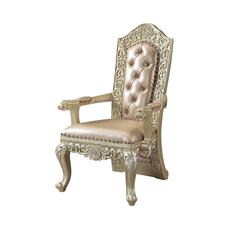 20.5 " H Faux Leather Upholstered Armchair