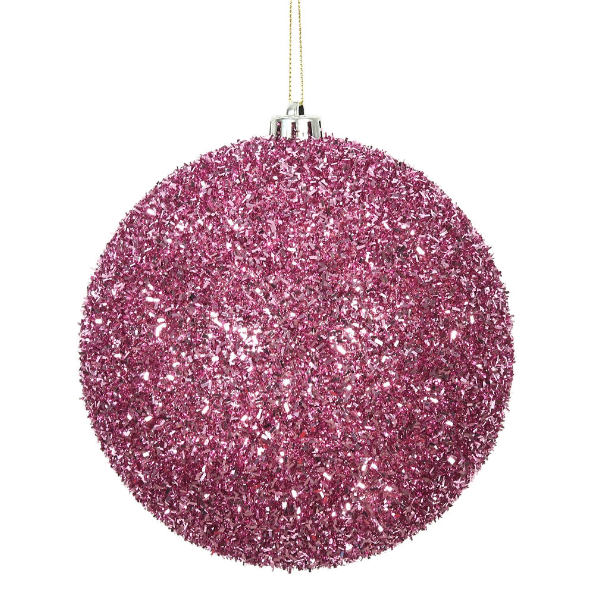 The Holiday Aisle® Tinsel Ball Ornament | Wayfair