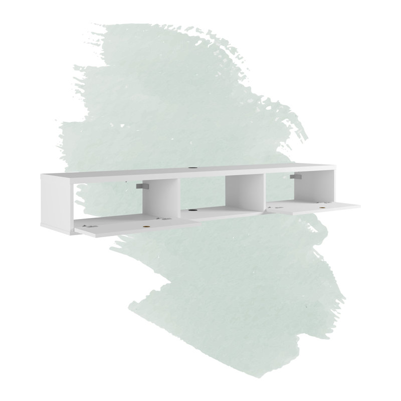 Oglethorpe Floating Desk, White