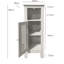 Abdulwali MDF Bathroom Cabinet