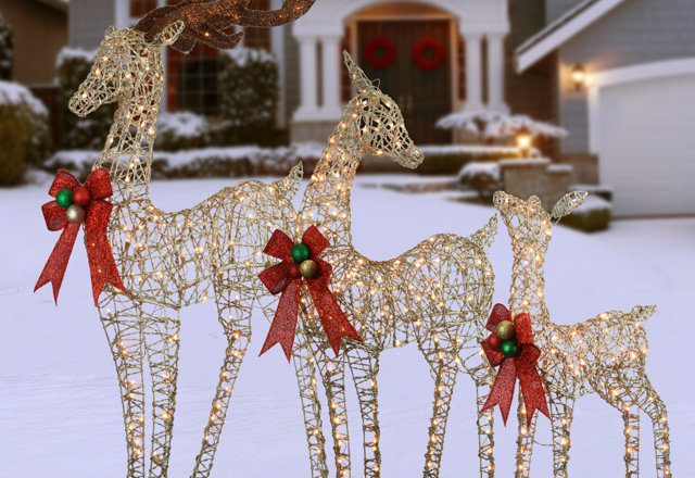 Lighted Outdoor Christmas Décor 
