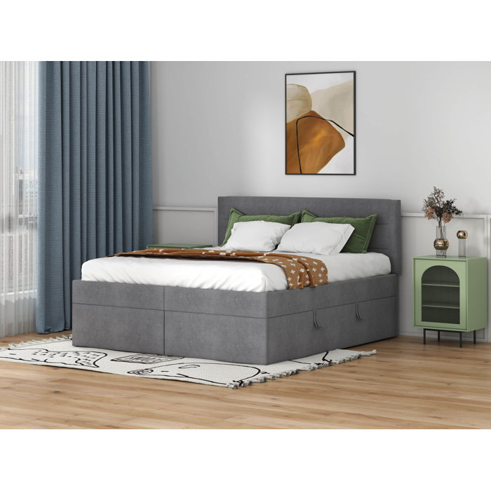 Latitude Run® Upholstered Platform Storage Bed | Wayfair