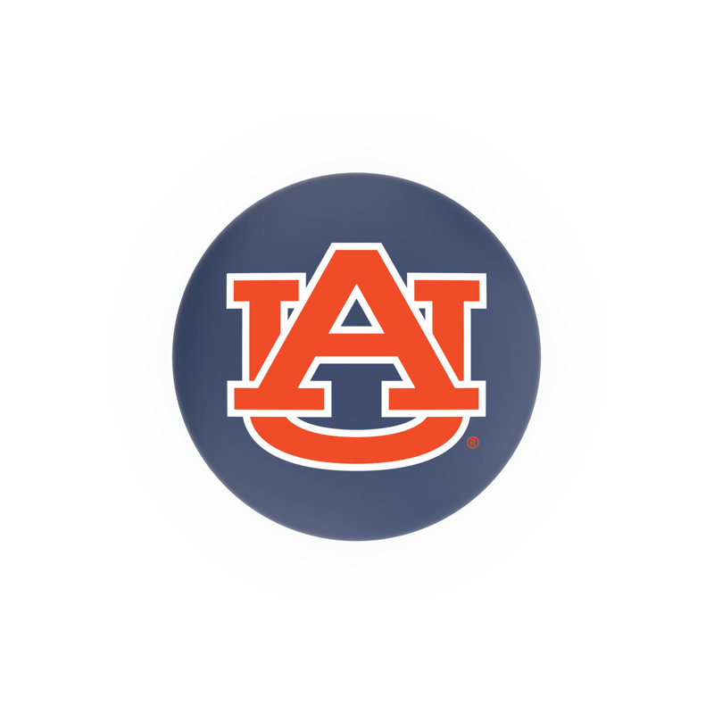 Tabouret de comptoir pivotant de 25 po NCAA, Chrome, Université Auburn