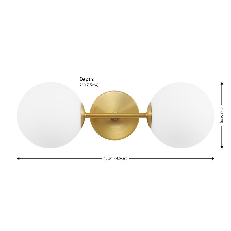 Jaina 2 - Light Armed Sconce, Gold