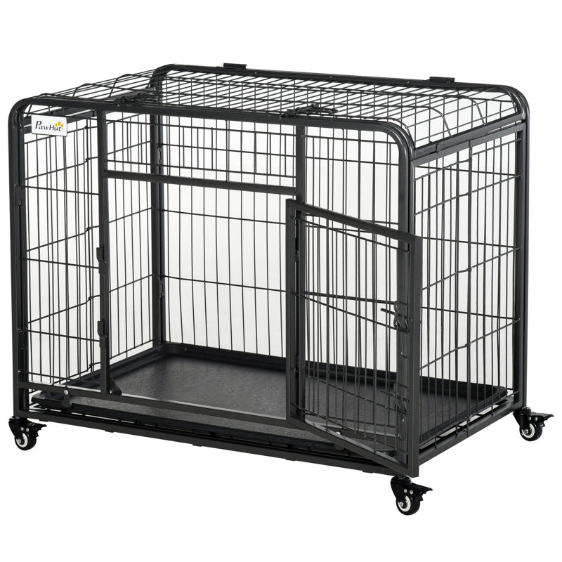 Metal Collapsible Pet Crate with 1 Door