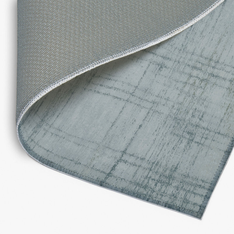 Abstract Grey Indoor and Outdoor Area Rug, Rectangle 2' x 3'