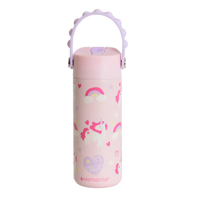 Elemental® Core Pop 18-Oz. Double-Wall Insulated Stainless Steel Water Bottle (Unicorn Magic)